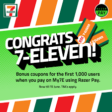 Your bonuses are paid by direct credit into your bank account. Razer Pay Malaysia Our Partner 7 Eleven Malaysia Has Facebook