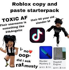 Check spelling or type a new query. Roblox Copy And Paste Starterpack Starterpacks