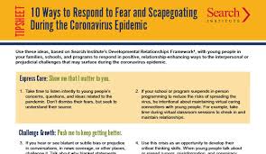 If you're responding to a message from another person, give them a true response that is at least a sentence or 2 long. Search Institute 10 Ways To Respond To Fear And Scapegoating During The Coronavirus Epidemic Bbbs Twin Cities