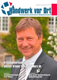 Kreishandwerksmeister: Günther Kremer löst Alfred Marx ab