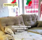 Moderno e super elegante, o Sofá Atlanta 4 Lugares Retrátil e Reclinável  250cm Tecido Veludo união se destaca tanto pelo design único e acolhedor  quanto pela estrutura resistente, feita com madeira de ...