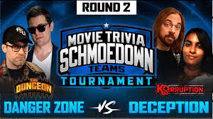 Read on for some hilarious trivia questions that will make your brain and your funny bone work overtime. Deception Vs Danger Zone Movie Trivia Schmoedown Teams Tournament