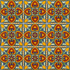 Fireclay tile mini star and cross in tusk and antique, $35 per square foot. Mexican Tile Backsplash Bright Colored Mexican Tiles
