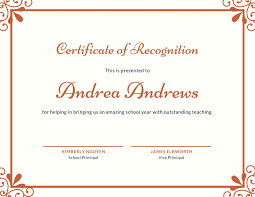 A recognition statement only targets a behavior such as; Page 2 Free Printable Customizable Recognition Certificate Templates Canva