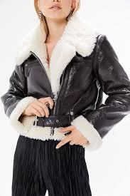 Uo Classic Sherpa Lined Aviator Jacket Urban Outfitters Aviator Jackets Edgy Fashion Outfits Coats For Women