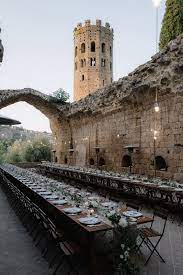 An Enchanting Italian Wedding At A Stunning 12th Century Monastery In Umbria Italy La Badia Di Orvieto Long Italian Wedding Italy Wedding European Wedding