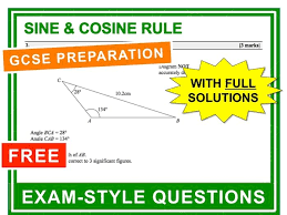 Solve the resulting equation to find the unknown side, giving your answer to 3. Gcse 9 1 Exam Question Practice Sine And Cosine Rule Teaching Resources