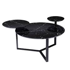 Yellow coffee table rustic apartment. Wibeau Faux Marble Cocktail Table Black Aiden Lane Target