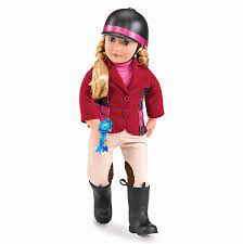 (horses and accessories sold separately. An 18 Inch Horse Riding Doll Our Generation Doll Lily Anna Dolls Accessories Toys Games Umoonproductions Com