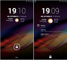 Add any two (2) dashclock extensions in the flex and 'dash' widgets Cyanogenmod S Clock Lands On The Play Store As Chronus