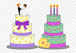 Wedding cake clipart vectors (155). Wedding Cake Birthday Cake Clipart 4554583 Pikpng