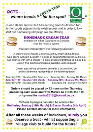 Next, the bakers are to make an 1890s recipe: Queen Camel Tennis Club Facebook