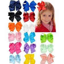 Coxeer 15pcs Baby Hair Bows Cute Lovely Ribbon Bow Clip Hair Bow Set Perfect Birthday Gift For Kids Baby Girls Kids Hair Bows Girl Bows Diy Hair Bow Sets