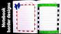 Decorative Notebook Border Design