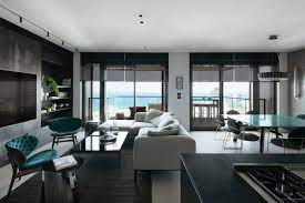 B C House Central Public Space Overlooking The Beach And The Sea Nonagon Style Architect House Home Decor Interior Design