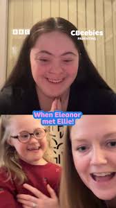 When you actually meet your hero in real life! Ellie Goldstein chats to her  biggest fan, Eleanor. ❤️, CBeebies , #CBeebiesParenting #EllieGoldstein  #DownSyndrome #RepresentationMatters #Strictly