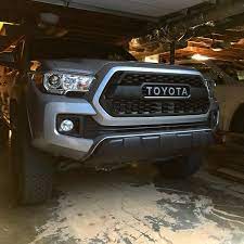 Most models (sr, sr5 and the trd models) offer an extended cab (access cab) or crew cab (double cab) variant, though the. Trd Pro Grill Installed Toyotatacoma