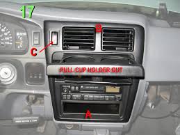 Some youtube videos show how to remove that part of the dash in. 96 Tacoma Dash Removal And Assembly Yotatech Forums
