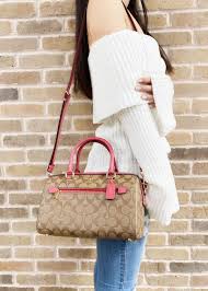 Rowan canvas sign in and the information around it will be available here. Coach F83607 Rowan Satchel Signature Coated Canvas Handbag Khaki Poppy Walmart Com Walmart Com