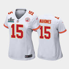 Women S Patrick Mahomes Jersey Chiefs White Super Bowl Liv Game
