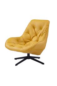 A traditional club frame gives support for your arms and back. Charles Swivel Lounge Chair Derlook