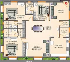 Popular posts from this blog. 2500 Sq Ft 3 Bhk Floor Plan Image Gowra Hallmark Ksn Residency Available For Sale Proptiger Com