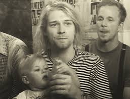 Kurt cobain and frances bean cobain, 1993. Frances Bean Finally Reacts To Kurt Cobain Refusing To Give Her Cookie Alternativenation Net