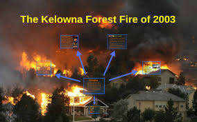 Firefighters arrived on scene just after 11:30 a.m. The Kelowna Forest Fire Of 2003 By Paul Gonchar
