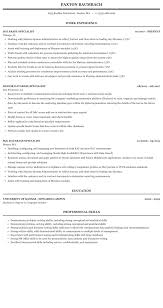 Import export managers handle import and export related operations like selecting the best transportation mode, overseeing the safe and the candidate in this resume is an mba with experience and proficiency in spanish and japanese. Database Specialist Resume Sample Mintresume