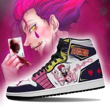 All it needs is a personalized design to elevate Hunter X Hunter Hisoka Jordan Sneakers Magician Hunter X Hunter Merch
