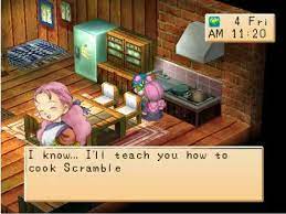 Lillia S Scrambled Eggs Recipe Harvest Moon Back To Nature Youtube