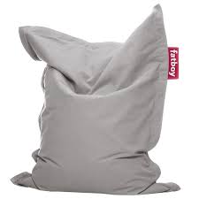 50 inches tall by 40 inches. Fatboy Junior Stonewashed Bean Bag Silver Grey Finnish Design Shop