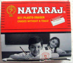 Nataraj Eraser Box (white)