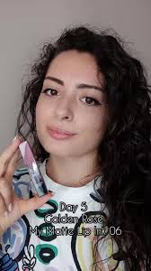 🗓️ 30 days of Lipstick💄DAY 5: Golden Rose My Matte Lip Ink  06#goldenroselipstick #lipink #purplelipstick #liquidmattelipstick  #goldenrosemymattelipink #mauvelipstick #30daysoflipstick