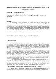 Los juegos tradicionales son aquellos que no requieren el uso de instrumentos especializados sino de elementos que se pueden encontrar en la. Pdf Analisis Del Nuevo Curriculum Del Area De Educacion Fisica En La Ensenanza Primaria
