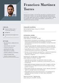 Ejemplo de curriculum vitae sin experiencia. Ejemplos De Cv Para Ayudarte A Redactar El Tuyo Micvideal