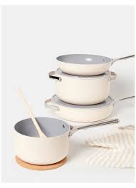 Non Toxic Ceramic Non Stick Cookware Set Ceramic Non Stick Cookware This Non Stick Cookware Set Inclu Cookware Set Non Toxic Cookware Anthropologie Kitchen