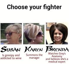 Choose Your Fighter Susan Karen Brenda Meme Shut Up And Take My Money In 2020 Really Funny Memes Susan Meme Karen Memes