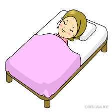 See go to bed stock video clips. Woman Sleeping In Bed Clipart Free Png Image Illustoon