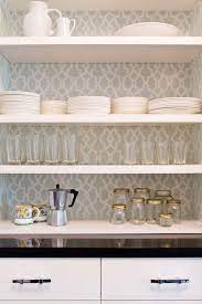 Anything that's the right height and heavy enough to support. 6 Clever Ways To Customize Kitchen Cabinets With Contact Paper Home Decor Kitchen Kitchen Cupboards Inside Cabinets