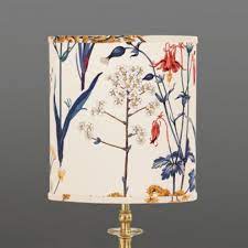 And this is a close up of the ballard shade. Isabella Drum Floral Buffet Lamp Shade