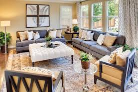 Could Use Gray Couches With Yellow And Blue Pillows And Add More Interesting Decor Yellow Walls Living Room Yellow Living Room Grey Couch Living Room