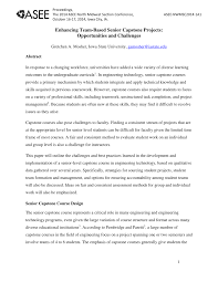 · sample college papers hashtag bg. Pdf Enhancing Team Based Senior Capstone Projects Opportunities And Challenges