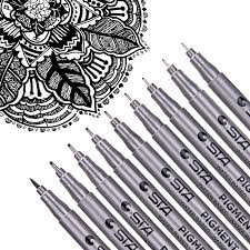 What are good drawing habbits. Amazon Com Dyvicl Black Micro Pen Fineliner Ink Pens Waterproof Archival Ink Micro Fine Point Drawing Pens For Sketching Anime Manga Comic Artist Illustration Technical Drawing Bullet Journaling Arts Crafts Sewing