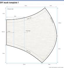 In addition to the detailed instructions/measuring guide, you need to print the face mask sewing pattern and cut the pattern to size as per your face measurements. Coronavirus How To Make A Cup Shaped Cloth Mask Style News Top Stories The Straits Times