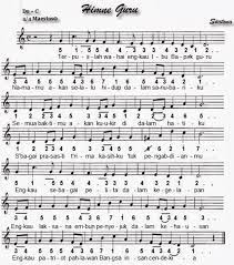Not Angka Lagu Hymne Guru Lagu Nasional Pianika Recorder Keyboard Suling Not Angka Pianika Lagu Terlengkap