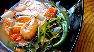 Ulam Pinoy 9 Seafoods Sinigang Salmon Shrimp Sour Soup Asian Seafood Recipe Easy Seafood Recipes Salmon And Shrimp