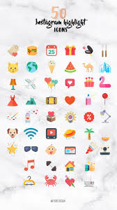 Instagram Story Highlight 50 Pastel Colours And Funny Icons Etsy In 2021 Instagram Story Instagram Highlight Icons Icon Design
