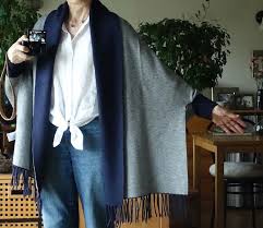 着物 洋服okの袖口付きストール と 何でもないけど安くて軽くて良いバッグ あつみの 手作り普段着物と日々の生活と 着物 洋服 付き