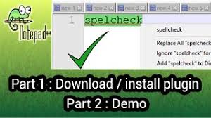 Notepad Fix Spelling Mistakes How To Download Install And Use Spell Check Npp7 8 6 2020 Youtube